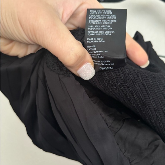 Free People Aurelia Silky Corset Top L Black - Picture 9 of 12